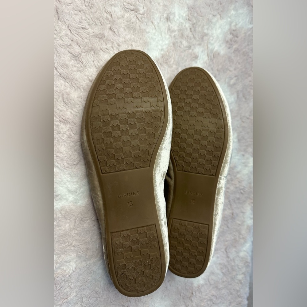 Birdies Champagne Velvet Loafers - Picture 9 of 11